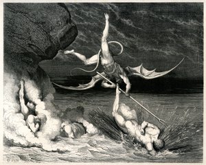 Piekło (La divina commedia) Dantego Alighieri ilustrowane przez Gustave