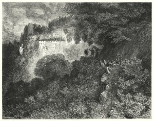 Śpiąca królewna; Śpiąca Królewna (grawerunek) autorstwa Gustave Dore