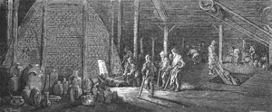 Garncarstwo Lambeth, 1872. autorstwa Gustave Dore
