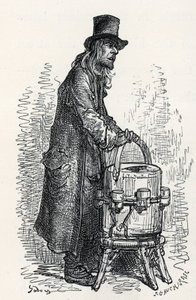 Sprzedawca lemoniady autorstwa Gustave Dore