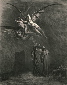 Naznacz każdego dire Erynnis, c1890. autorstwa Gustave Dore