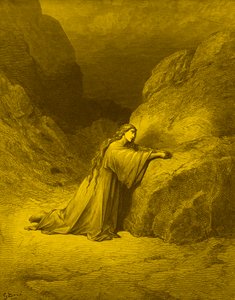 Maria Magdalena, skruszona grzesznica - Biblia autorstwa Gustave Dore