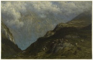Krajobraz górski autorstwa Gustave Dore