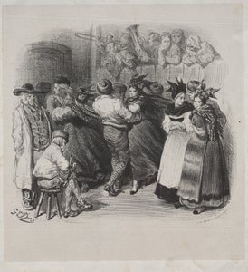 Utwory muzyczne Ernesta Doré: Pamiątka Alzacji, Taniec alzacki - Strona tytułowa autorstwa Gustave Dore