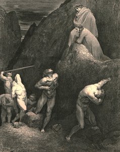 Teraz zaznacz, jak mnie rozrywam! oto! Jak jest zmasakrowany Mahomet!, c1890. autorstwa Gustave Dore