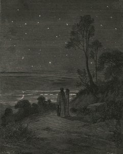 Teraz upłynął dzień, około 1890 roku. autorstwa Gustave Dore