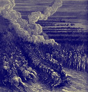 Orlando Furioso autorstwa Ludovico Ariosto autorstwa Gustave Dore