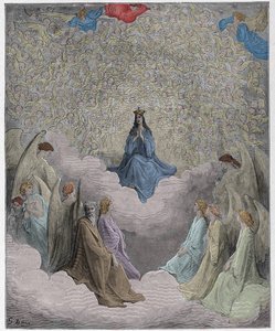 Paradiso, Canto 31: Królowa nieba – Dante Alighieri autorstwa Gustave Dore