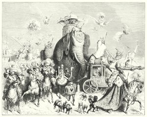 Skóra osła; Skóra osła (grawerowanie) autorstwa Gustave Dore