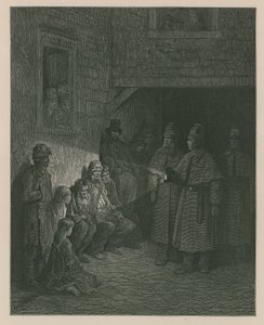 Policjanci w rytmie autorstwa Gustave Dore