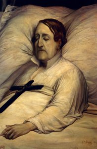 Portret Gioachino Rossiniego na łożu śmierci (Pesaro autorstwa Gustave Dore