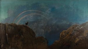 Tęczowy krajobraz autorstwa Gustave Dore