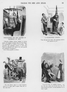 Szkice humorystyczne i groteskowe Gustave Dore (grafika) autorstwa Gustave Dore