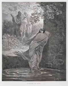 Zuzanna w kąpieli (Dan. 13:1-26), ilustracja z Biblii Dore