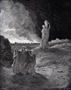 Zniszczenie Sodomy autorstwa Gustave Dore