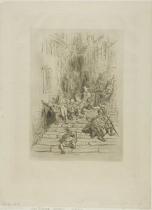 Szczęśliwi pijacy autorstwa Gustave Dore