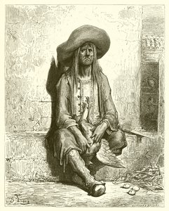 Kura ze złotymi jajkami (La Fontaine) autorstwa Gustave Dore