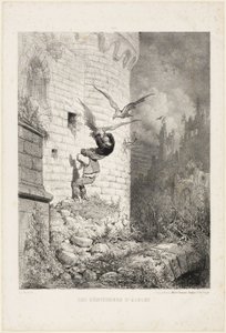 Łowcy orlich gniazd autorstwa Gustave Dore