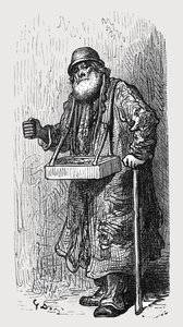 „Sprzedawca zapałek”, 1872. autorstwa Gustave Dore