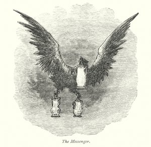 Posłaniec (grawerunek) autorstwa Gustave Dore