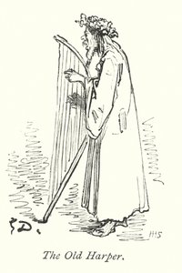 Stary Harper (rycina) autorstwa Gustave Dore