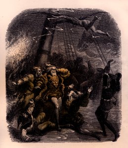 Burza - Szekspir autorstwa Gustave Dore