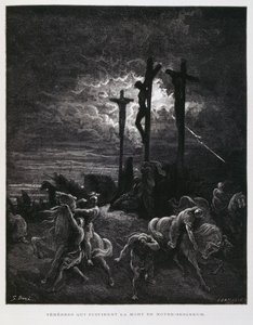 Ukrzyżowanie Chrystusa, ilustracja z Biblii Dore