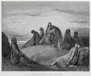 Córki Jeftego, ilustracja z Biblii Dore