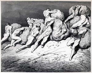 Zbieracze i marnotrawcy, 1857 r. autorstwa Gustave Dore
