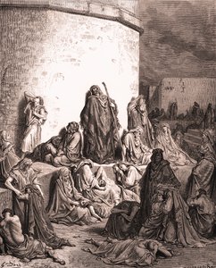 Lud opłakuje Jerozolimę, Gustave Doré. - Biblia autorstwa Gustave Dore