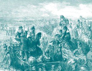 Wiktoriański Londyn – boisko do krykieta Lorda autorstwa Doré autorstwa Gustave Dore