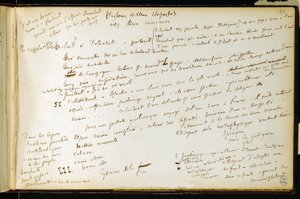Folio 41 zeszytu ćwiczeń nr. 19 Strona rękopisu szkiców Gustawa Flauberta. Plany na Bouvard i Pecuchet. BWP. autorstwa Gustave Flaubert