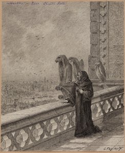 Claude Frollo. autorstwa Gustave Fraipont