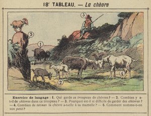 La chevre (kolor lito) autorstwa Gustave Fraipont