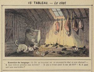 Le chat (kolor lito) autorstwa Gustave Fraipont