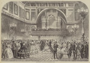 Bal Stanowy Jej Królewskiej Mości w Pałacu Buckingham autorstwa Gustave Janet