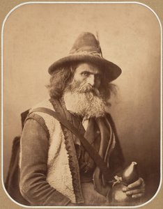 [Włoski muzyk uliczny], ca. 1856. autorstwa Gustave Le Gray