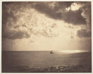 Bryg na wodzie, 1856. autorstwa Gustave Le Gray