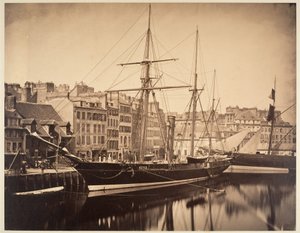 La Reine Hortense – Jacht Cesarski, Hawr autorstwa Gustave Le Gray