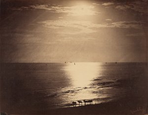 Le Soleil au Zénith - Océan / Słońce w zenicie, Normandia autorstwa Gustave Le Gray