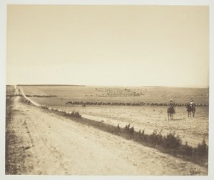Manewry, Camp de Châlons autorstwa Gustave Le Gray