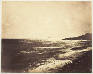 Morze Śródziemne z Górą Agde autorstwa Gustave Le Gray