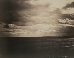 Morze Śródziemne z górą Agde, 1857. autorstwa Gustave Le Gray