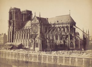Katedra Notre-Dame de Paris autorstwa Gustave Le Gray