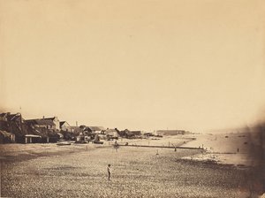 Plaża w Saint-Adresse autorstwa Gustave Le Gray