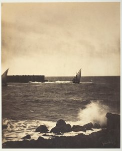Przełamująca fala, 1857. autorstwa Gustave Le Gray