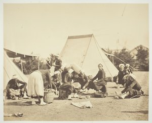 Bez tytułu [Zouaves], 1857. autorstwa Gustave Le Gray