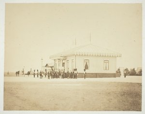 Bez tytułu [oficerowie i dygnitarze], 1857. autorstwa Gustave Le Gray