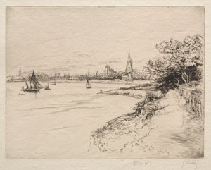 Klif Orbigny. autorstwa Gustave Leheutre