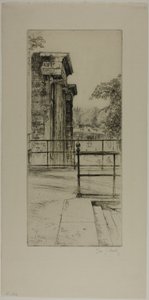 Ruiny starych Tuileries, Paryż autorstwa Gustave Leheutre